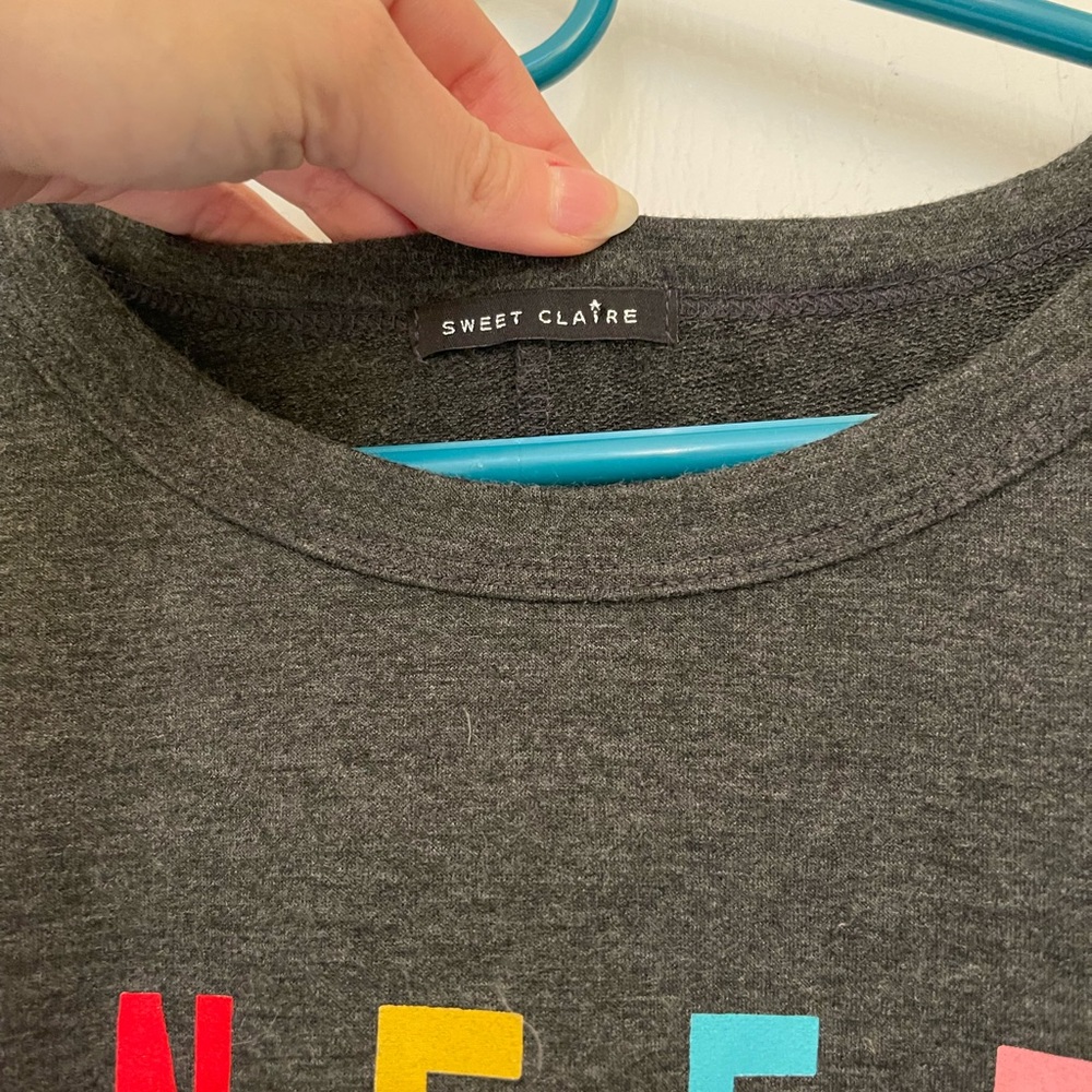 Francesca’s Need My Coffee Sweatshirt View 5